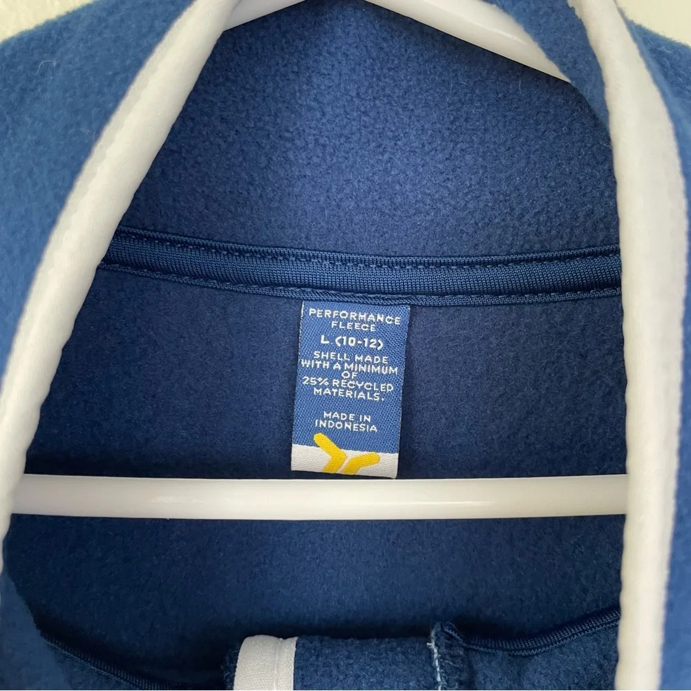 NWT Old Navy Loose Mock-Neck Performance Microfleece Top Snap Pullover L 10-12